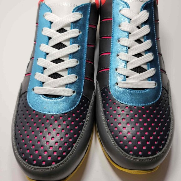 ❤ Sale❤ DOLCE & GABBANA Pre- Owned Multicolor Sneakers - Picture 1 of 12